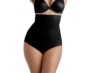 Naomi and Nicole 7425 Shapewear Black High Waist Brief