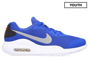 Nike Kids' Grade-School Air Max Oketo Shoes - Hyper Royal/Metallic Silver/White