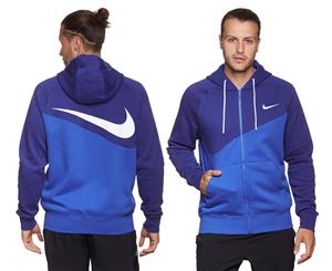 Nike Sportswear Men's Swoosh Full Zip Hoodie - Game Royal/Deep Royal Blue