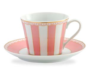 Noritake Carnivale Cup & Saucer Set - Pink