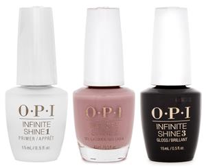 OPI Infinite Shine Base Coat Top Coat & Nail Lacquer - Tickle My France-y