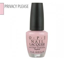 OPI Nail Lacquer - Privacy Please