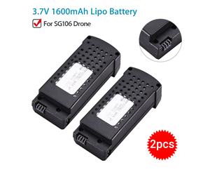 Original 2x 3.7V 1600mAh Battery Toys For SG106 Drone Quadcopter Helicopter RC