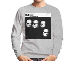 Original Stormtrooper With The Troopers Album Cover Parody Men's Sweatshirt - Heather Grey