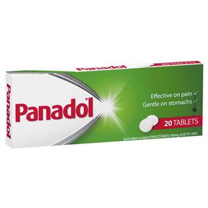 Panadol Parecetamol Pain Relief Tablets 500mg 20