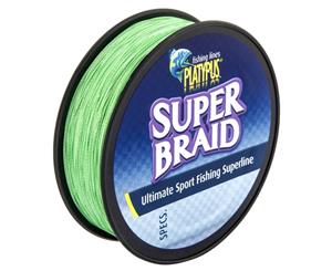 Platypus Braided Fishing Line Super Braid Green 500yds 15lb