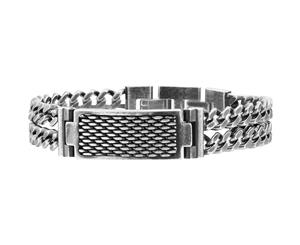 Police mens Stainless steel bracelet S14AFM01B