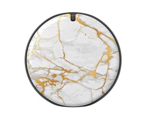 Popsockets Original Phone Grip - PopMirror Stone White Marble