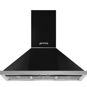 Portofino By Smeg - KPFA9BL - 90cm Wallmount Rangehood