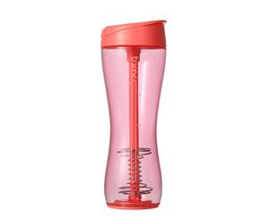Protein Shaker Water Bottle 700ml in Red