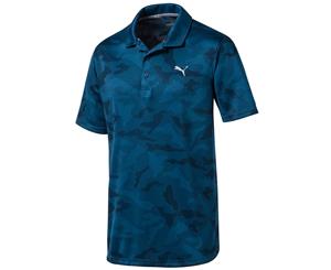 Puma Alterknit Camo Polo - Gibraltar Sea - Mens