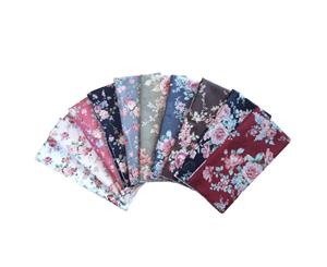 Quilting Patchwork Sewing Fat Quarter Pack 10 FLORAL PROMISE Material