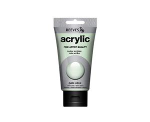 Reeves - Acrylic Paint 75ml - Pale Olive 450