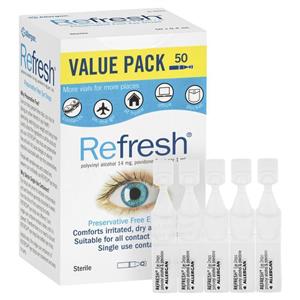 Refresh Eye Drops 0.4ml x50 Exclusive Pack