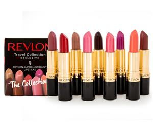 Revlon 9-Piece Super Lustrous Lipstick Cube