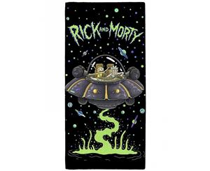 Rick and Morty UFO Towel