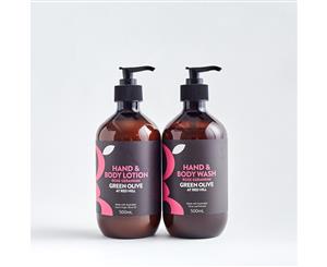 Rose Geranium 500ml Body Wash & Lotion set.