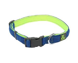 Rufus And Coco Air Mesh Collar Blue