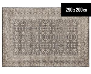 Rug Culture 290x200cm Sophia Breeze Orb Modern Rug - Silver