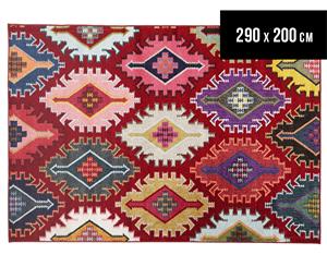 Rug Culture 290x200cm Tribal Navajo Rug - Red