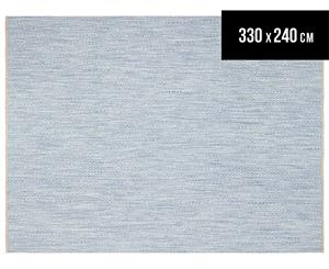 Rug Culture 330x240cm Terrace Geometric Diamond Rug - Blue