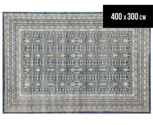 Rug Culture 400X300cm Sophia 881 Power Loomed Rug - Blue