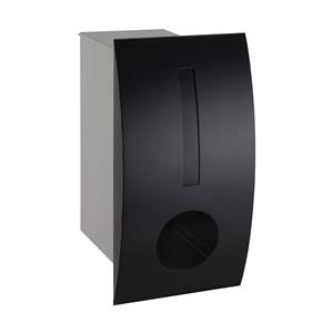 Sandleford Black Endeavour Fence Mount Letterbox