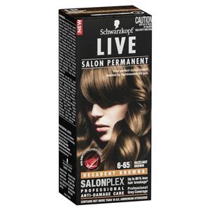 Schwarzkopf Live Salon Permanent 6.65 Hazelnut Brown