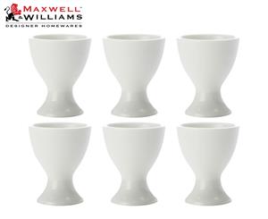 Set of 6 Maxwell & Williams White Basics Egg Cup Holder