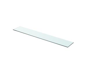 Shelf Panel Glass Clear 80x12cm Wall Display Bracket Ledge Plate Sheet