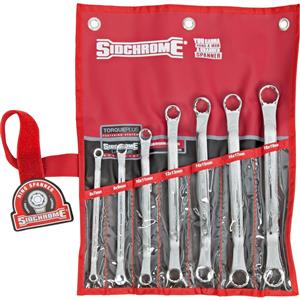 Sidchrome 7 Piece Metric Ring Spanner Set