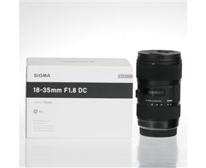 Sigma Art 18-35mm f/1.8 DC HSM Lens For Canon Mount