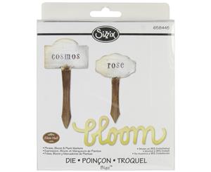 Sizzix Bigz Die 5.5&quotX6"-Bloom Phrase & Plant Markers