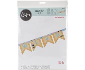 Sizzix Framelits Plus Dies 34/Pkg-Banners