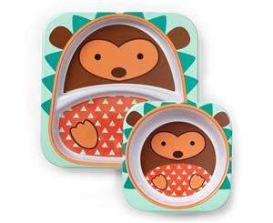 Skip Hop Zoo Tableware Bowl Plate Melamine Set Hedgehog