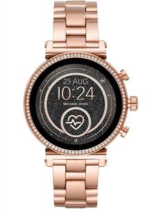 Sofie Rose Gold-Tone Display Smartwatch