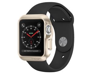 Spigen For Apple Watch Series 3 Case Genuine SPIGEN Slim Armor Soft Cover for 42mm [ColourGold]