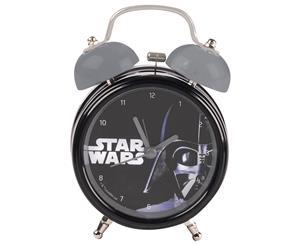 Star Wars Alarm Clock Darth Vader Twin Bell Analog w/ LED Light Kids Retro