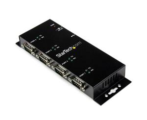 StarTech USB Serial Hub - 4Port USB to DB9 RS232 Serial Adapter Hub