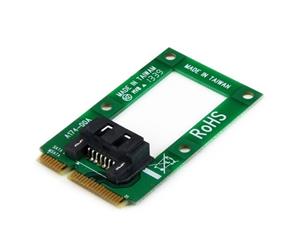 StarTech mSATA to SATA 7-pin SSD/HDD Adapter Converter Card