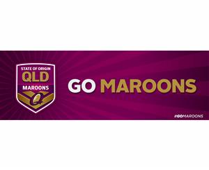 State of Origin 'GO MAROONS' Banner