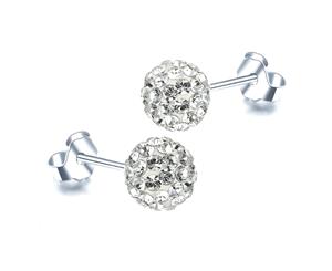 Sterling Silver Bubbe Earrings with SWAROVSKI  Crystals