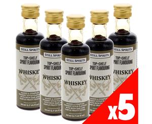 Still Spirits Top Shelf WHISKEY Essence x5 50ml Spirit Making Home Brew