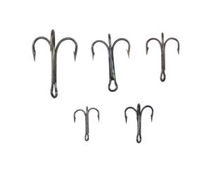 Swimerz Striker Trebles Size 8 Black Nickel. Pack Qty 14