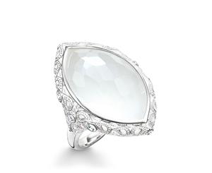 THOMAS SABO Cocktail Ring &quotWhite Lotus"/54