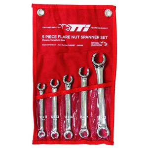 TTI 5 Piece Flare Nut Spanner Set