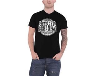 The Atomic Bitchwax T Shirt Sun Logo Official Mens - Black