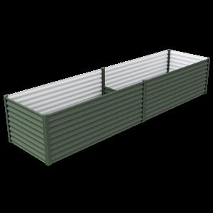 The Organic Garden Co 4.0 x 1.0 x 0.73m Raised Garden Bed - Pale Eucalypt