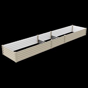 The Organic Garden Co 5.0 x 1.0 x 0.41m Raised Garden Bed - Paperbark