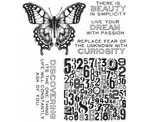 Tim Holtz Cling Stamps 7&quotX8.5"-Perspective